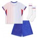 Maillot de foot France Extérieur vêtements enfant Europe 2024 Manches Courtes (+ pantalon court)